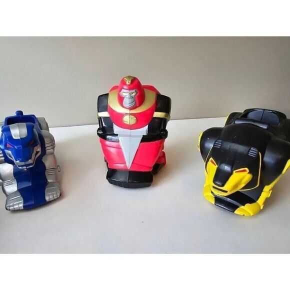 Power Rangers Happy Set of 6 Zords - Picture 3 of 6